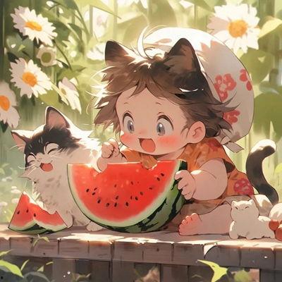 吃瓜美女动漫图片,动漫美女的甜蜜诱惑